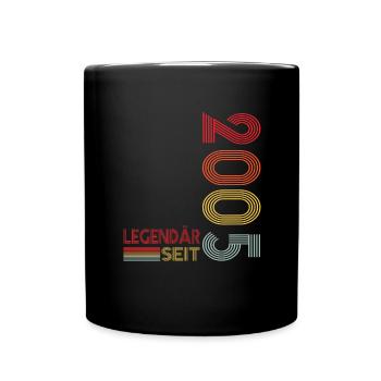 Geburtstag Geboren 2005 Mann Legendär seit 2005 - Tasse einfarbig - Schwarz - Vorne