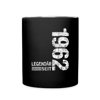 Geburtstag Geboren 1962 Mann Legendär seit 1962 - Tasse einfarbig - Schwarz - Vorne