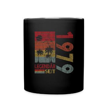 Geburtstag Geboren 1979 Mann Legendär seit 1979 - Tasse einfarbig - Schwarz - Vorne
