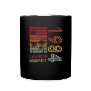 Geburtstag Geboren 1984 Mann Legendär seit 1984 - Tasse einfarbig - Schwarz - Vorne