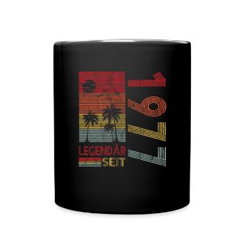 Geburtstag Geboren 1977 Mann Legendär seit 1977 - Tasse einfarbig - Schwarz - Vorne