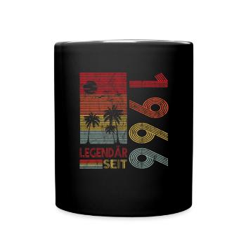 Geburtstag Geboren 1966 Mann Legendär seit 1966 - Tasse einfarbig - Schwarz - Vorne