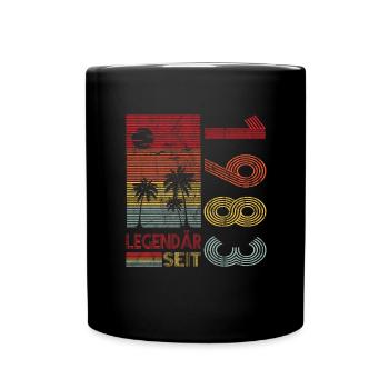 Geburtstag Geboren 1983 Mann Legendär seit 1983 - Tasse einfarbig - Schwarz - Vorne
