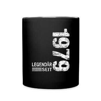 Geburtstag Geboren 1979 Mann Legendär seit 1979 - Tasse einfarbig - Schwarz - Vorne