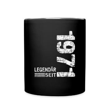 Geburtstag Geboren 1971 Mann Legendär seit 1971 - Tasse einfarbig - Schwarz - Vorne