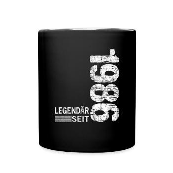 Geburtstag Geboren 1986 Mann Legendär seit 1986 - Tasse einfarbig - Schwarz - Vorne