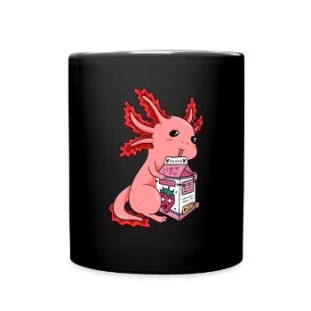 Axolotl Cadeau Terre Lait Axolotl Costume - Mug uni - noir - Devant