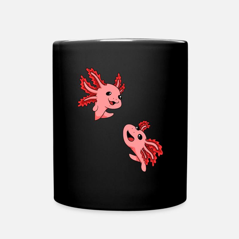 Axolotl Geschenk Axolotl Kostüm Axolotl Japanisch - Tasse einfarbig - Schwarz