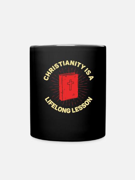 Religionslehrer Religionsunterricht - Tasse einfarbig - Schwarz