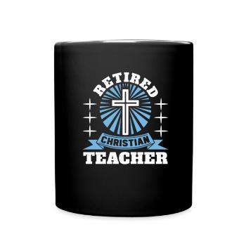 Professeur de religion Éducation religieuse - Mug uni - noir - Devant