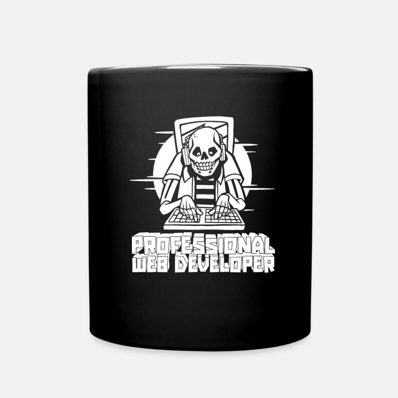 Web Entwickler Webdeveloper Web-Entwickler - Tasse einfarbig - Schwarz