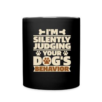 Dresseur de chiens Dresseur de chiens - Mug uni - noir - Devant