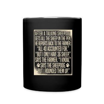 Dresseur de chiens Dresseur de chiens - Mug uni - noir - Devant
