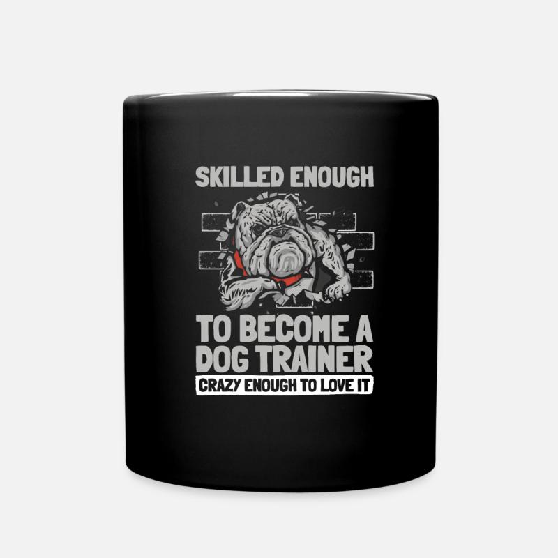 Hundetrainer Hundetrainer - Tasse einfarbig - Schwarz