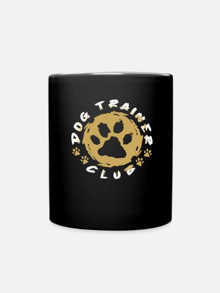 Hundetrainer Hundetrainer - Tasse einfarbig - Schwarz