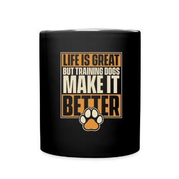 Dresseur de chiens Dresseur de chiens - Mug uni - noir - Devant