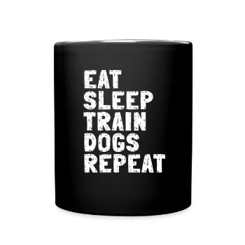 Dresseur de chiens Dresseur de chiens - Mug uni - noir - Devant
