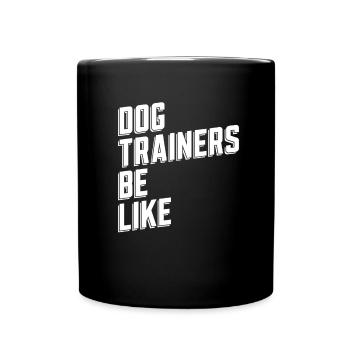 Dresseur de chiens Dresseur de chiens - Mug uni - noir - Devant
