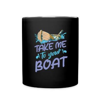 Sailing Sailors Sailboat Sailors - Full Colour Mug - black - Front