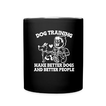 Dresseur de chiens Dresseur de chiens - Mug uni - noir - Devant