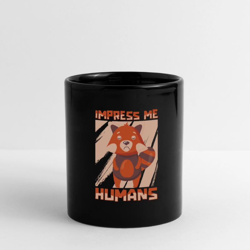 Roter Panda Tasse einfarbig