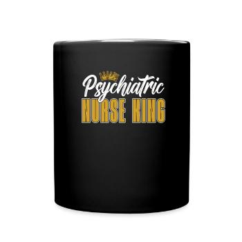 Infirmier - Mug uni - noir - Devant