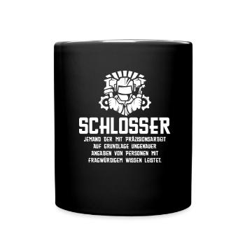 Blacksmith Metalworker Schlosser - Full Colour Mug - black - Front