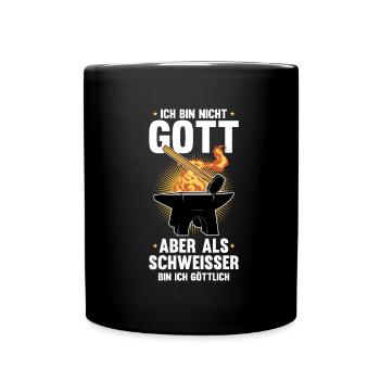 Schmied Metallbauer Schlosser - Tasse einfarbig - Schwarz - Vorne