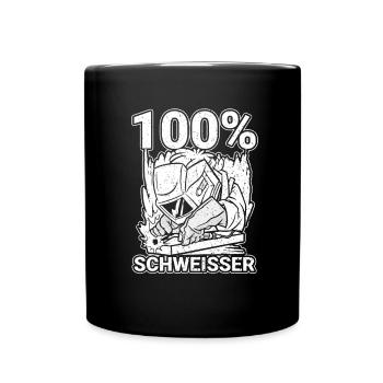 Schmied Metallbauer Schlosser - Tasse einfarbig - Schwarz - Vorne
