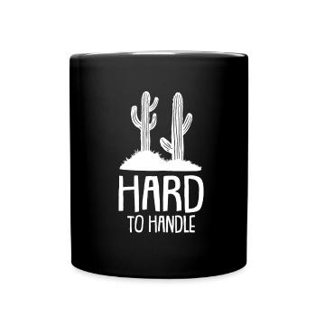 Kaktus Garten Kaktus - Tasse einfarbig - Schwarz - Vorne