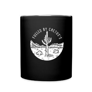 Kaktus Garten Kaktus - Tasse einfarbig - Schwarz - Vorne