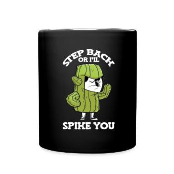 Kaktus Garten Kaktus - Tasse einfarbig - Schwarz - Vorne