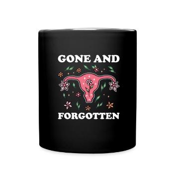 Hysterektomie Blumen Hysterektomie - Tasse einfarbig - Schwarz - Vorne