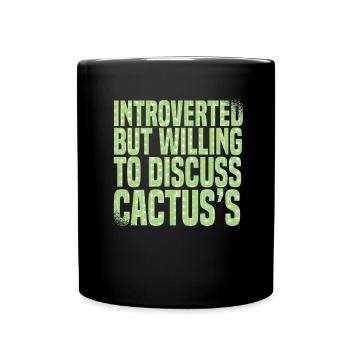 Cactus Garden Funny Cactus - Mug uni - noir - Devant