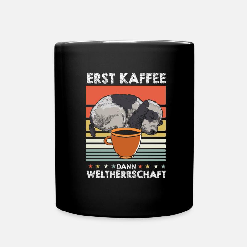 Cocker Spaniel Kaffee - Tasse einfarbig - Schwarz