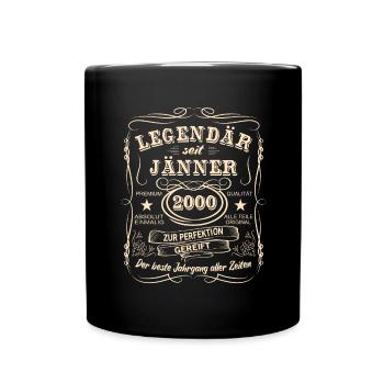 Legends January 2000 Born 2000 - Full Colour Mug - black - Front