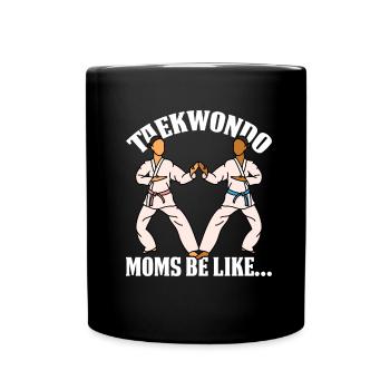 Taekwondo - Mug uni - noir - Devant