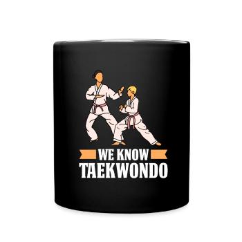 Taekwondo Mama - Mug uni - noir - Devant