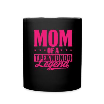 Taekwondo Mama - Mug uni - noir - Devant
