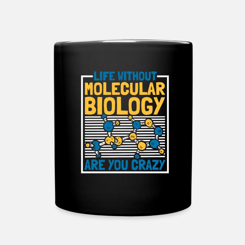 Biologiste en biologie Lustig Biologiste moléculaire - Mug uni - noir