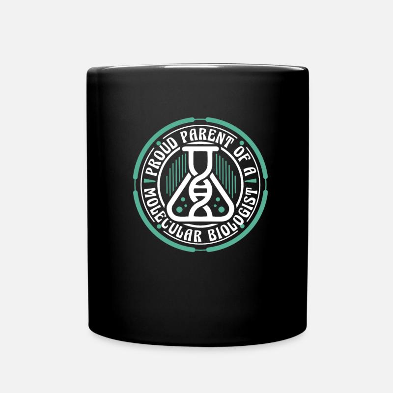 Biologiste Biologiste Parent Biologiste moléculaire - Mug uni - noir