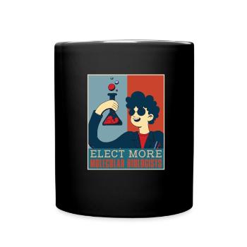 Biology Biologist Lustig Molecular Biologist - Full Colour Mug - black - Front