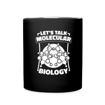 Biology Biologist Molecules Molecular Biologist - Full Colour Mug - black - Front