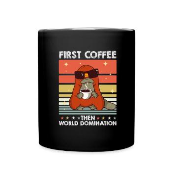 Ornithorynque Ornithorynque Lunettes de soleil Café - Mug uni - noir - Devant
