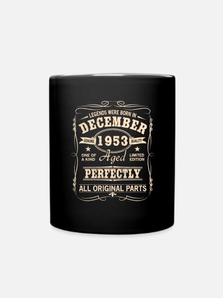 Millésime Décembre 1953 Anniversaire - Mug uni - noir