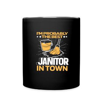 Caretaker Lustig - Full Colour Mug - black - Front