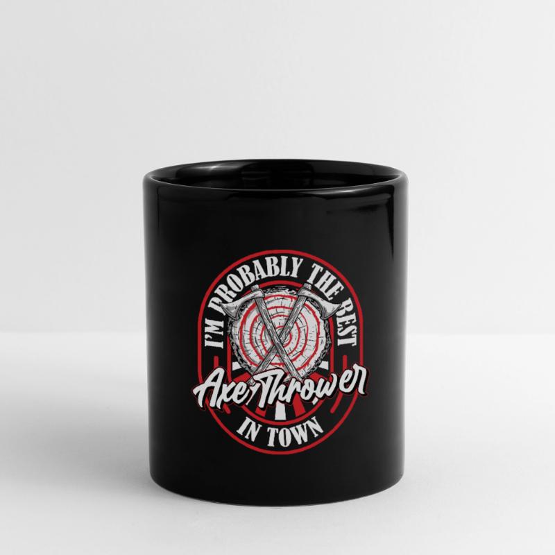 Axe Throwing Axe Thrower Target Full Colour Mug