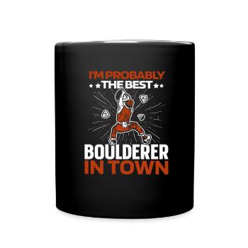 Bloc Bloc Drôle - Mug uni - noir - Devant