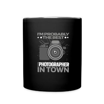 Photographer Photography Camera Funny - Full Colour Mug - black - Front