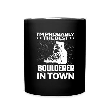 Bloc Bloc Drôle - Mug uni - noir - Devant